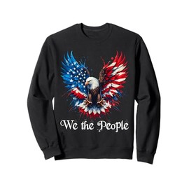 American Flag Patriotic Founding Fathers We The People USA Sweatshirt