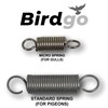 Birdgo 10 x Standard Stainless Steel Springs for Bird Post