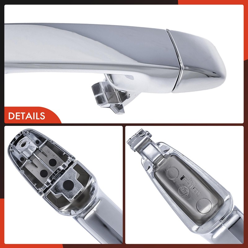 A-Premium Rear Driver or Passenger Side Exterior Door Handle Compatible