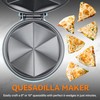 Baker's Friend Electric Quesadilla Maker with Extra Stuffing Design, 9.5