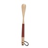 Lion Head Alloy Shoehorn Ergonomic Curves Metal Long Shoehorn with