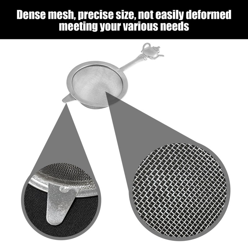 1 Colander and 1 Stainless Steel Small Bowl, Tea Filter,