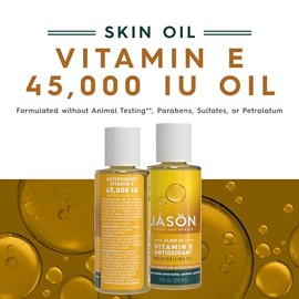 JASON Pure Beauty Oil, 45,000 IU Vitamin E Oil 2 fl oz by Jason