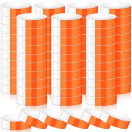Aoriher Pack of 600 Festival Bracelets, Waterproof Entrance Wristbands, Lightweight Entry Wristbands, Paper Control Bands, Secure Wristbands for Events, Parties, Safety, Nightclubs, Water Parks