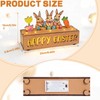 Happy Easter Decorations with LED Lights, Wooden Easter Decor Gifts