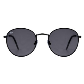 Okulars® Eco Metal Recycled Sunglasses for Men and Women, Adjustable, UV400 Filter, One Size, black