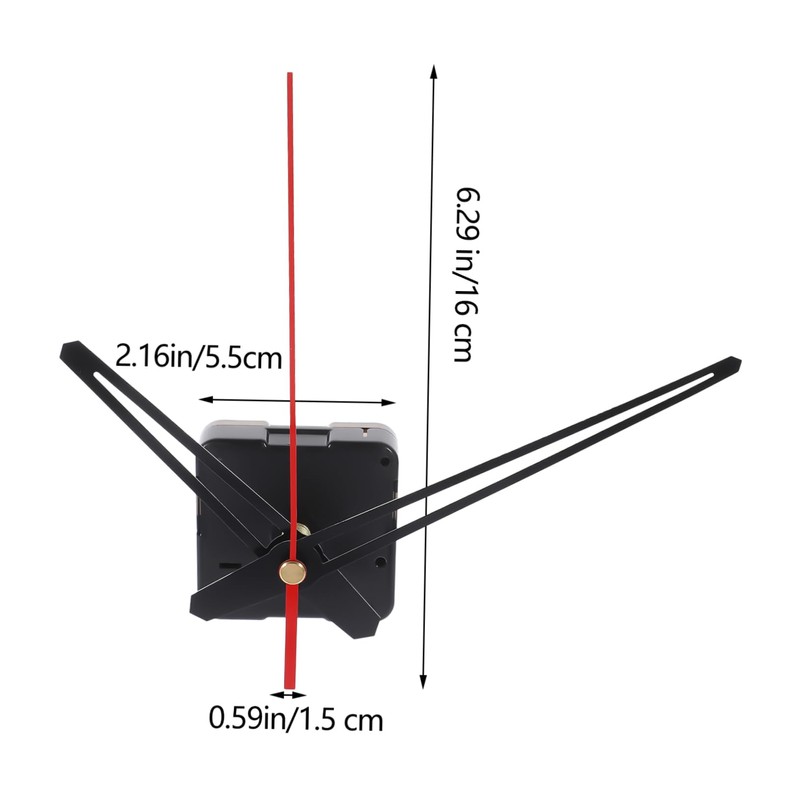 LALAFINA 1 Set Silent Clock Movement Mechanism DIY Clock Kit