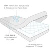 Moonsea King Mattress Protector Zippered,Ultra Soft Terry Surface Mattress Encasement,