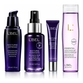 Kit Antiedad Acido Hialuronico Facial Lbel Nocturne Arrugas