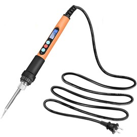 Electric Soldering Iron, 90W Temperature Adjustable Electric Welding Iron Gun with Precision Tip, Soldering Iron Gun Set for Electronic Jewelry Circuit Board Repair (US)
