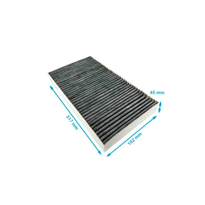 AIR2GO Activated Carbon Filter for Miele DKF29-P / 11292130 /