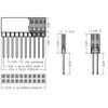 PENGLIN Pack of 10 2 x 20 Pin 2.54 mm
