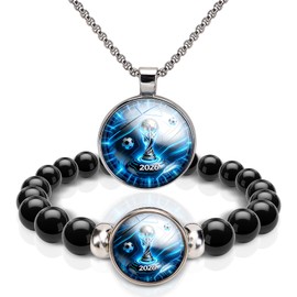 HWING Soccer Gifts for Teen Boys Men Him Boys, Soccer Jewelry Gifts for Soccer Players Team Fans, Birthday Gifts for Son Grandson Brother, Soccer Gifts for Boys Kids, Soccer Stuff for Teen Boys