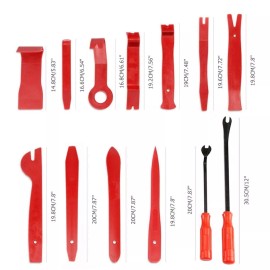 Frentaly 13 Auto Trim Removal Tool Kit Car Panel Door Dashboard Fastener Remover Pry Set