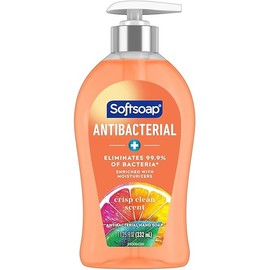 Softsoap Antibacterial Liquid Hand Soap Pump, Crisp Clean, 11.25 fl. oz. (US03562A)