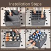 INSTY 2 Pack Shoe Organizer for Closet,Fits up to 32
