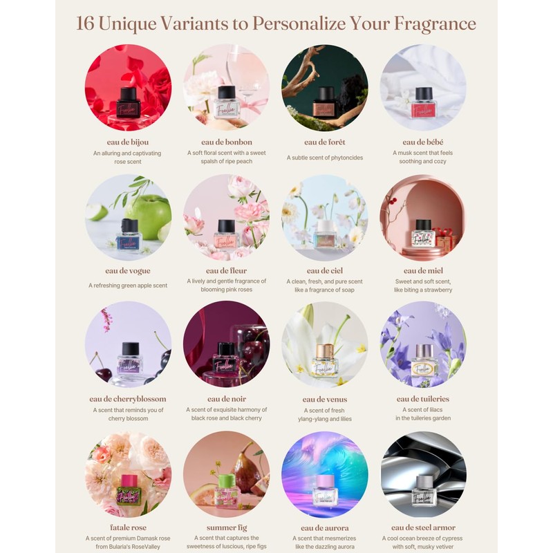 Foellie] eau de tuileries - Feminine Inner Beauty Perfume for