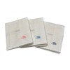 kayahari3c Mosquito Net, Set of 3, Cute, Hedgehog Pattern, Embroidered,