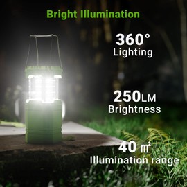 LED Campinglampe Solar Camping Licht Laterne Eingebaute 3000mAh Akku Faltbare Camping Hängelampe mit Handkurbel und Taschenlampe Notfallleuchte für Stromausfällen, Wandern, Notfall, Ausfälle, Outdoor