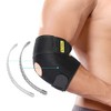 Elbow Brace for Tendonitis, Adjustable Elbow Support with Dual-Spring Stabiliser,
