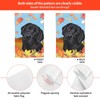 Welcome Fall Black Labrador Lab Dog Retriever Leaf Garden Flag