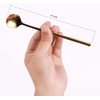 2 Pcs Gold 304 Stainless Steel Coffee Spoons, Stirring Spoons,