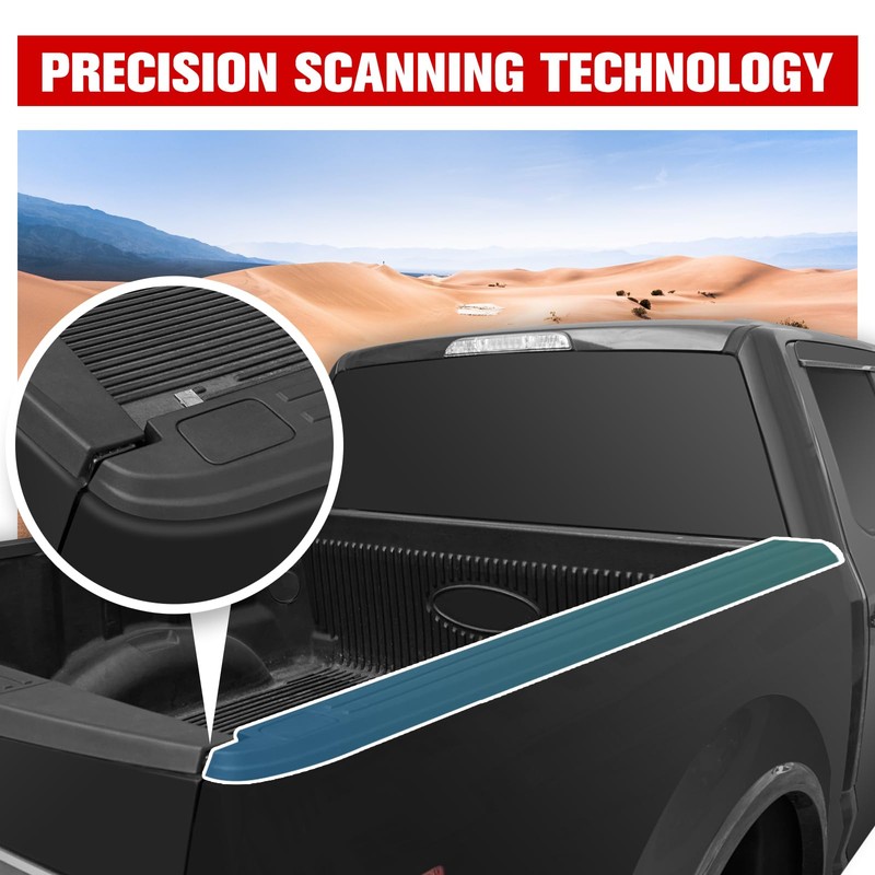 LitMiRaCle Side Bed Rail Caps 5.5' for Ford F150 2015-2020,