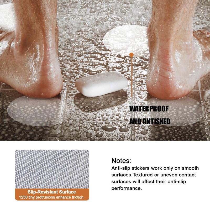 Secopad Original Bathtub Non-Slip Stickers for Tub & Shower Floor,