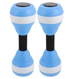1 par de mancuernas de ejercicio acuático, aeróbicos de agua, mancuernas flotantes, barras de mano de EVA para ejercicios de piscina, de, equipo de fitness