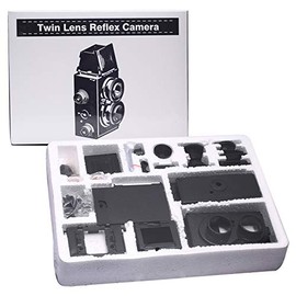 DEVMO Compatible with DIY Lightnes Classic Retro Holga Lomo Recesky TLR Camera 35mm Film Twin Lens Reflex Kit