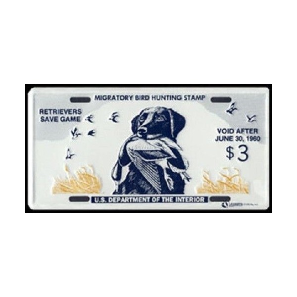 FEDERAL DUCK STAMP LICENSE PLATE "King Buck" RW-26