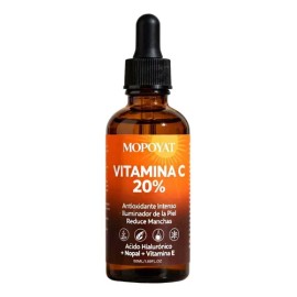 Serum Facial Brillante Con 20% Vitamina C Ácido Hialurónico
