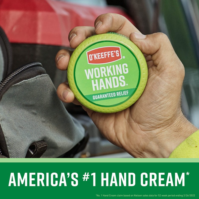 O'Keeffe's Working Hands Hand Cream, 6.8 Ounce Jar and Healthy