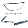 YLT AUTO Front Bumper Chrome Center Grille Molding Trim Frame