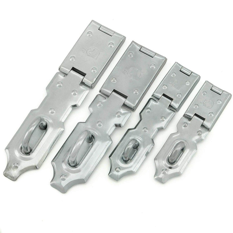 BASI® Safety Hasp for Padlock Various Lengths Galvanised Stainless Steel