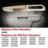 Front Driver & Passenger Side Door Armrest Compatible with 2010