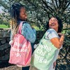 Sorority Shop Kappa Delta Retro Pom Pom Tote Bag