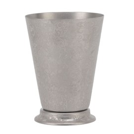Stainless Steel Mixing Glass Shaker Floral Engraving Pattern Metal Drink Mixing Cup for Red Wine Cocktail Home Bar