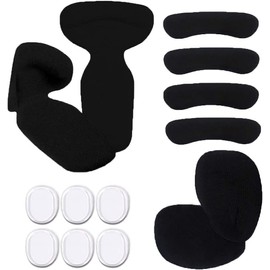 Anti-Shoe Pads Shoe Pads Heel Anti-Shifting Pads Set of 14 (2. Black 14 Pieces)
