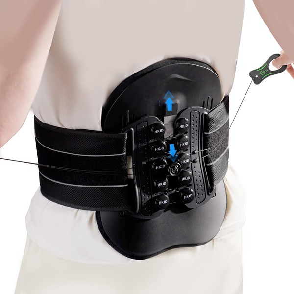 LSO Back Brace for Women Men Adjustable Height 11.81"-13.77 "