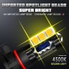 CHUSYYRAY 2X 3000K YELLOW LED FOG LIGHT BULBS KIT FOR