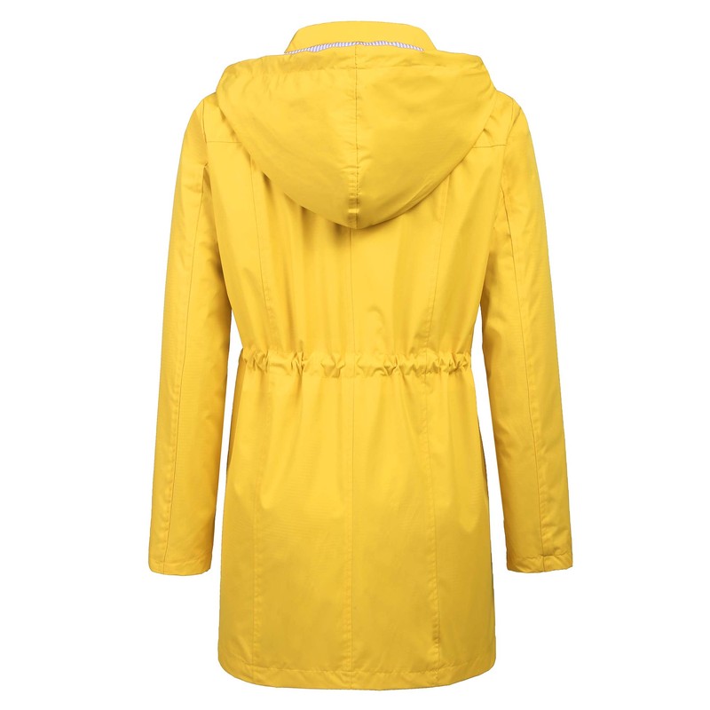 LOMON Women Raincoat Lightweight Active Wear Quick-drying Junior Casual Fashion