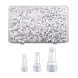 YIXISI 300 PCS Closed End Connectors, Closed End Wire Crimp Cap Terminal Kit, Nylon, 3 Models, 22-16/16-14/12-10 AWG