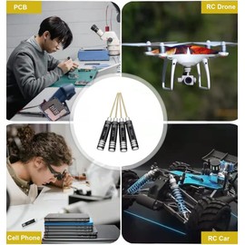 Hexagonal screwdriver set, 4-piece, RC tool set, for RC cars, boats, racing drones, robots, 1.5 mm, 2.0 mm, 2.5 mm, 3.0 mm, gold