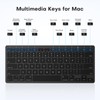 OMOTON Bluetooth Keyboard for Mac, Compact Wireless Keyboard Compatible with