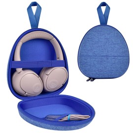 GWCASE Universal Headphones Case for JLab/for JBL Tune 510BT 720BT 770NC 520BT/ for Sony WH-CH520 WH-CH720N/ for BERIBES/for Soundcore Q20i Over-Ear Headphones, Stylish Design- Blue (Case only)