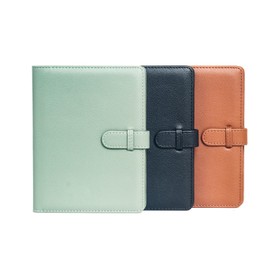 MUZIRI KINOKOO 80 Pockets Photo Album for Instax WIDE 400/WIDE 300/WIDE 210 Camera, PU Leather Album for 4.25*3.4 inches Films, Lychee Texture Horizontal Style Collection Souvenir Album Book - Green