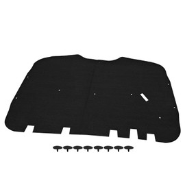 Zieichy Hood Insulation Pad w/ 8 Clips Compatible withGMC/Chevy Full Size Trucks 1999-2006, Does NOT Fit HD or Cat Eye Trucks，Does Not Fit 3500 HD