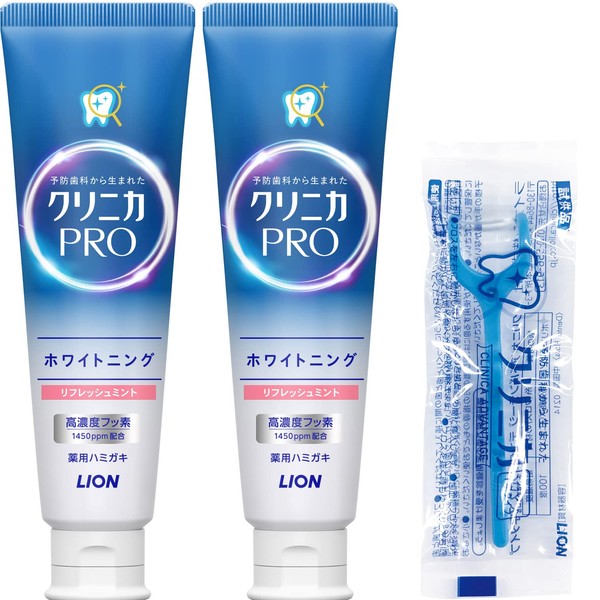 Clinica PRO Whitening Toothpaste, Refreshing Mint, Toothpaste, Fluorine, 3.4 oz