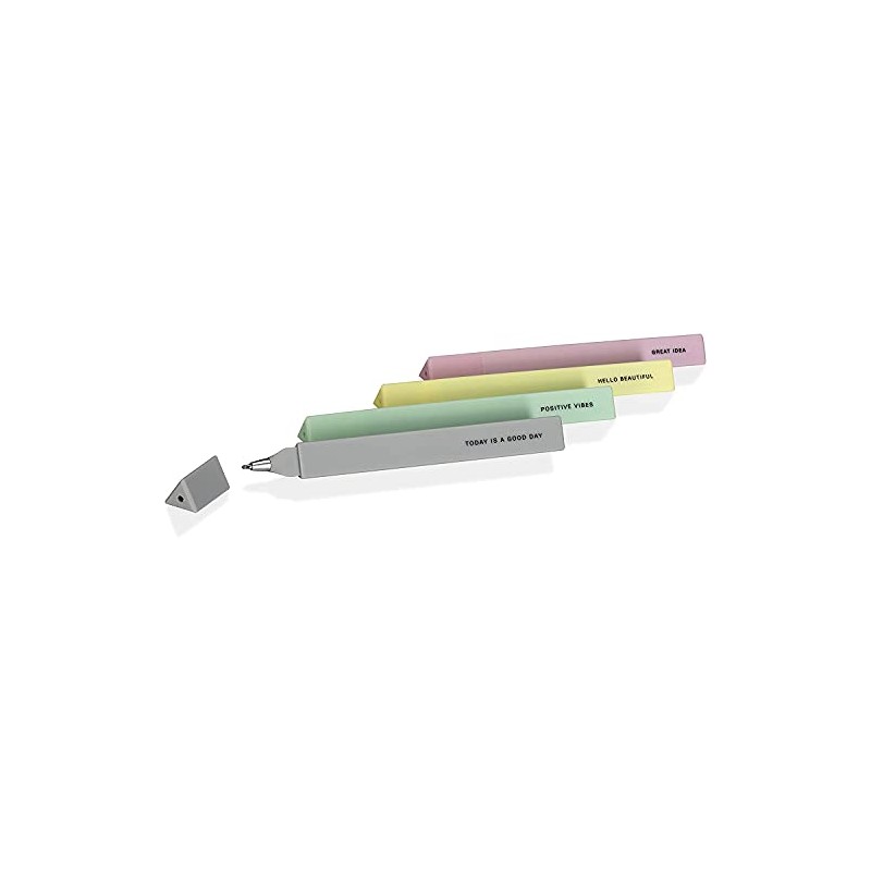 Positive Pens - Soft Touch, Set of 4